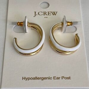 J.Crew Double hoop earrings